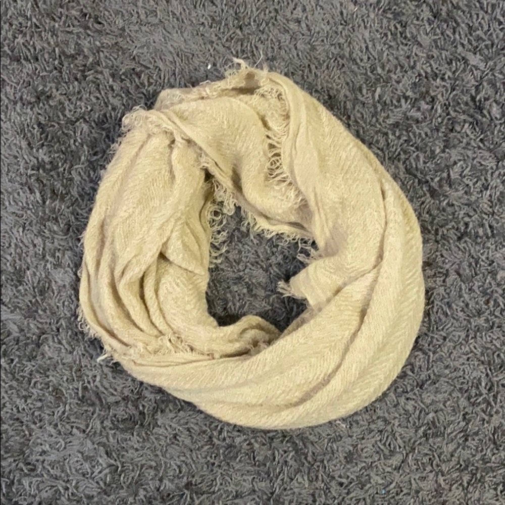 LIKE NEW Beige Infinity Scarf